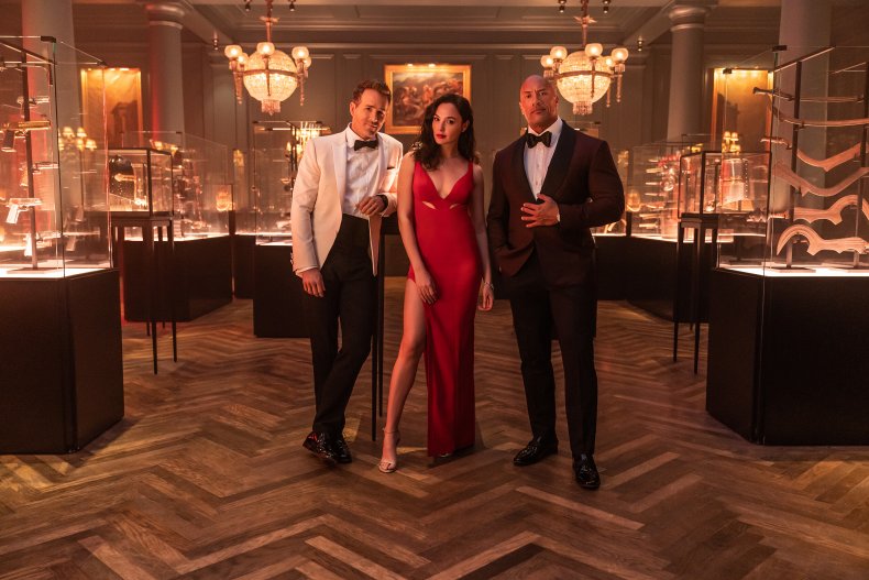 Red Notice cast Netflix