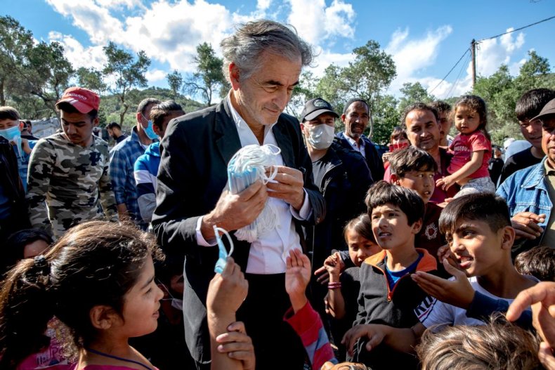 BHL, refugee camp