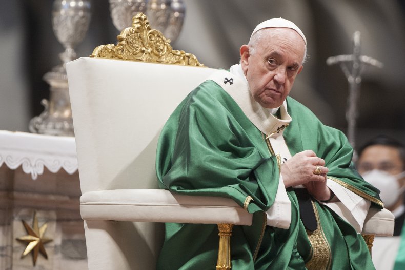 Pope Francis Leads Mass at St. Peter's