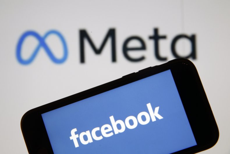 The Facebook and Meta Logos 