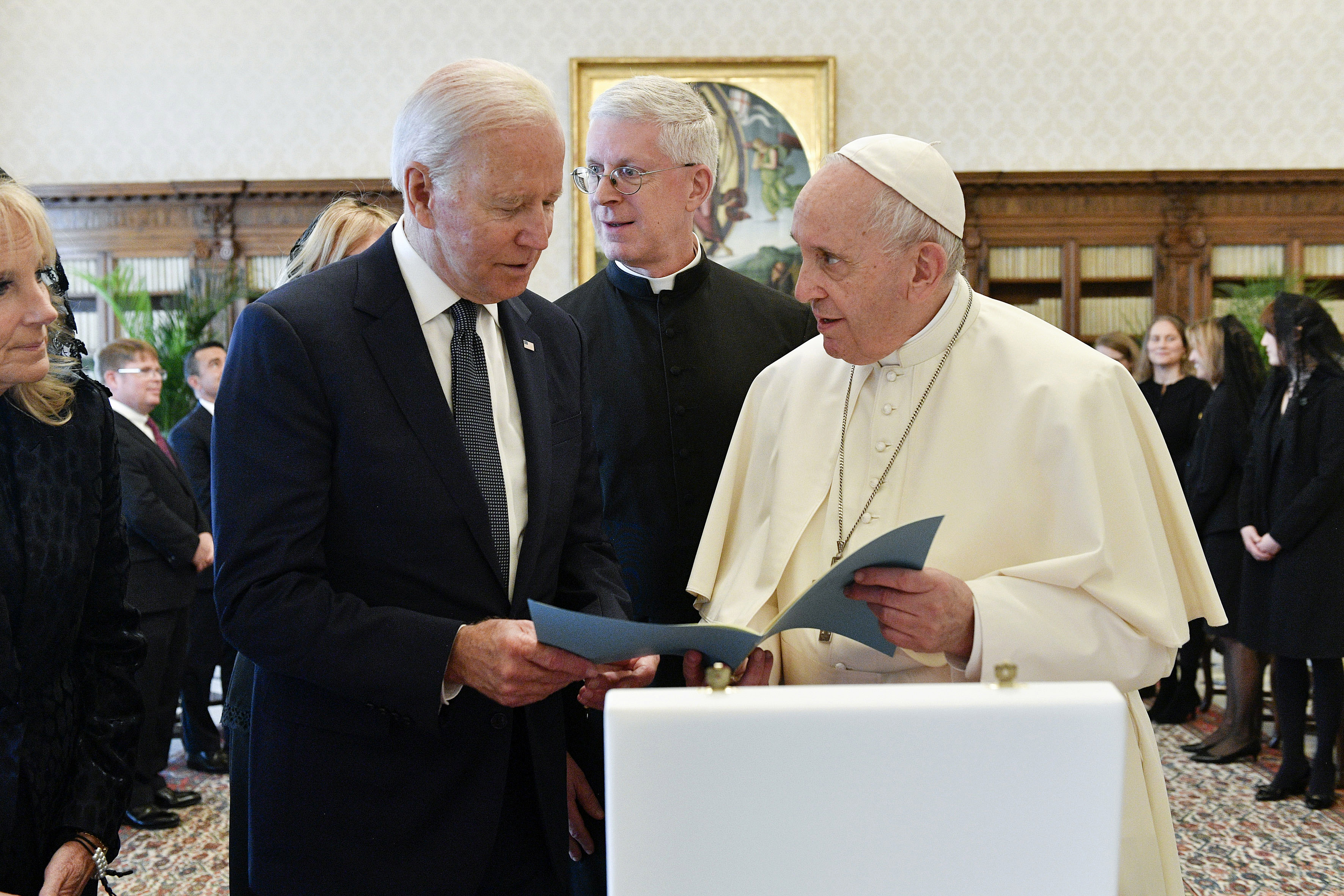 Pope Francis meets President Biden