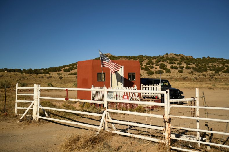 The "Rust" movie set