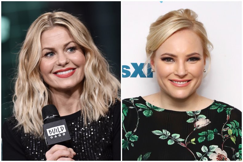 Candace Cameron Bure and Meghan McCain