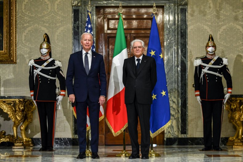 Biden and Mattarella