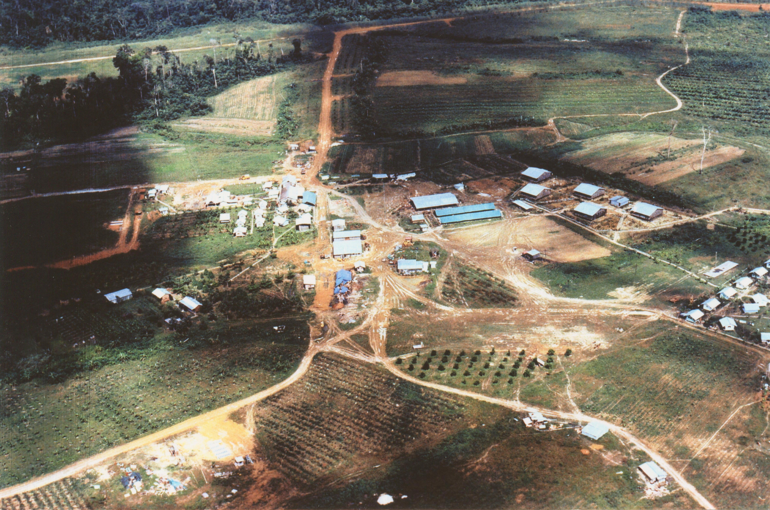 Jonestown aerial photo FBI