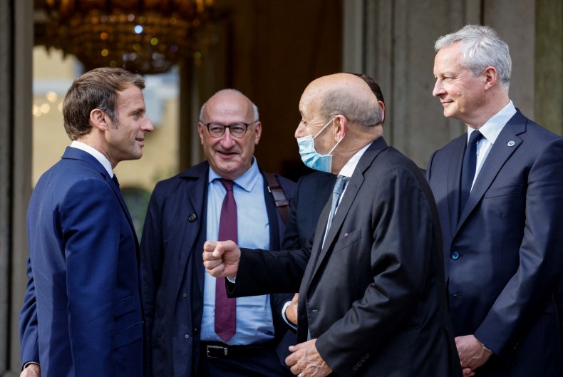 Macron Arrives in Rome