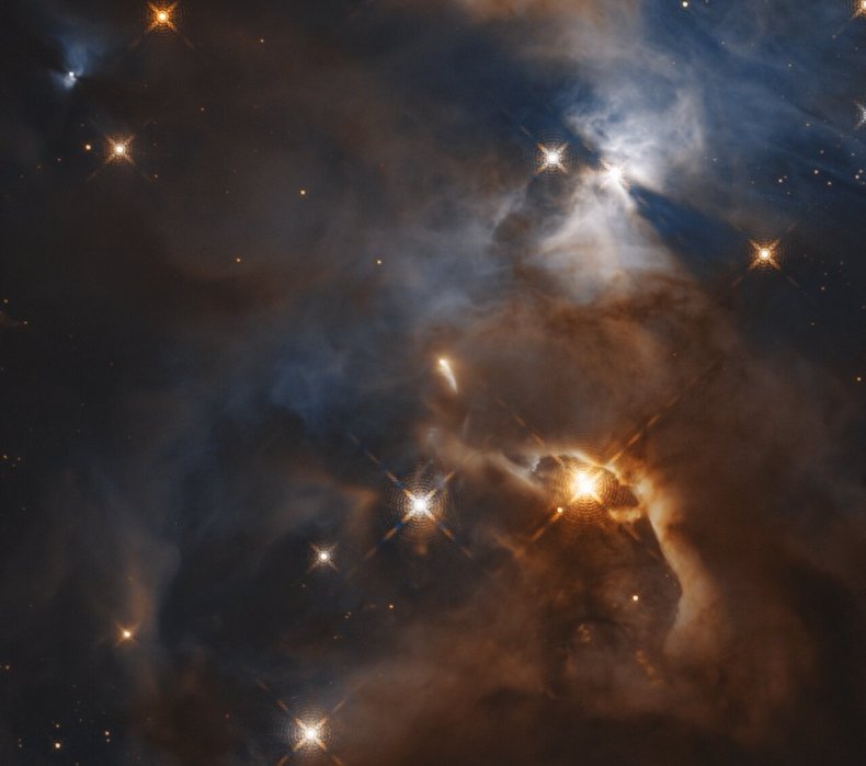 The Bat Shadow young star HBC 672.
