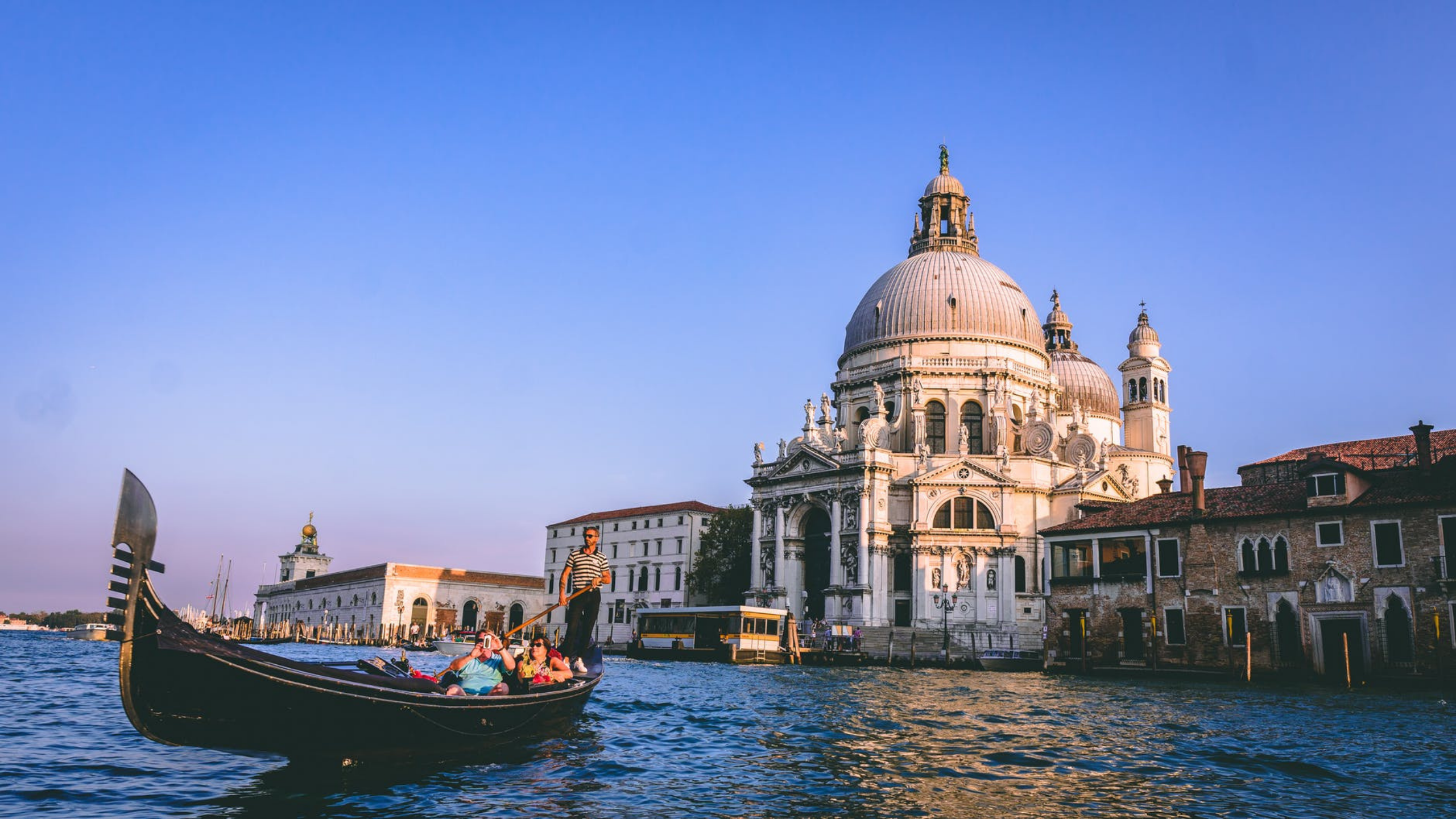 A gondola in Venice