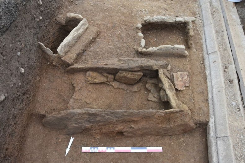 Excavated tombs