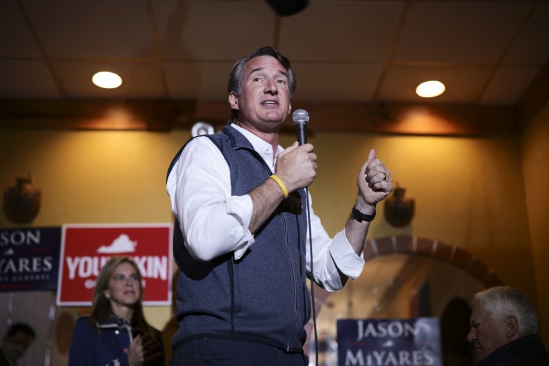 Glenn Youngkin Campaigns Ahead Of Election