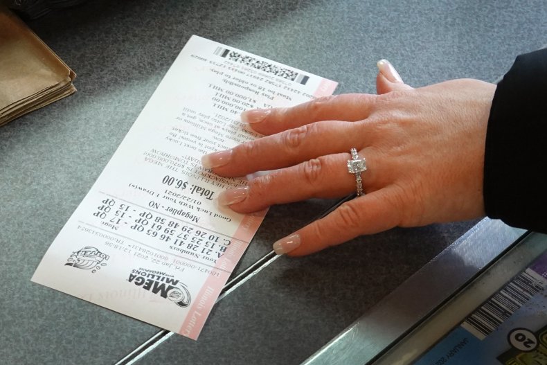 Mega Millions lottery ticket