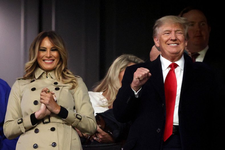 Donald Trump at World Series