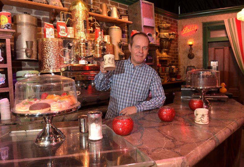 James Michael Tyler in Central Perk