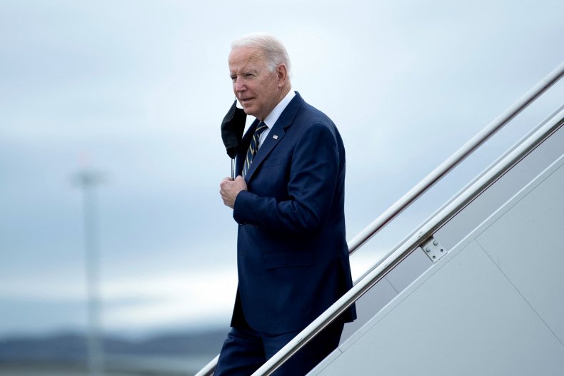 President Biden arrives in Scotland for COP26