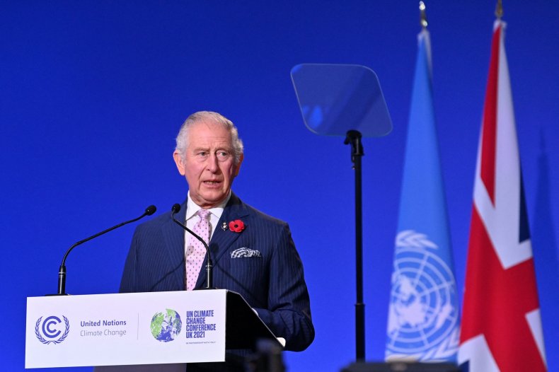 Prince Charles speaks to COP26