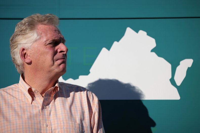 Terry McAuliffe Democrat anti-Trump message