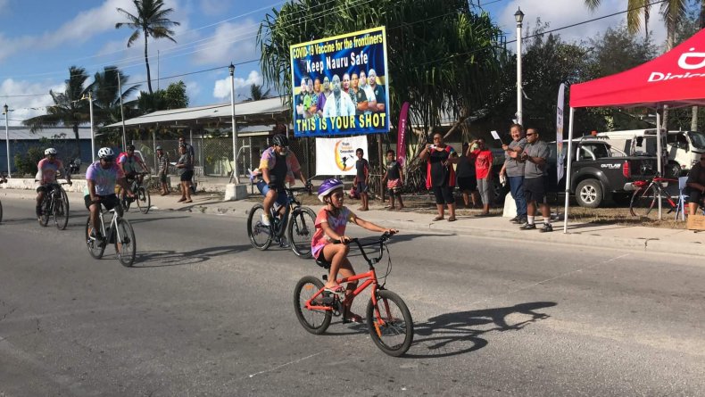 Tour, de, Nauru, COVID-19, vaccines