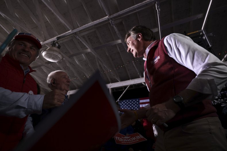 Virginia governor candidate Glenn Youngkin