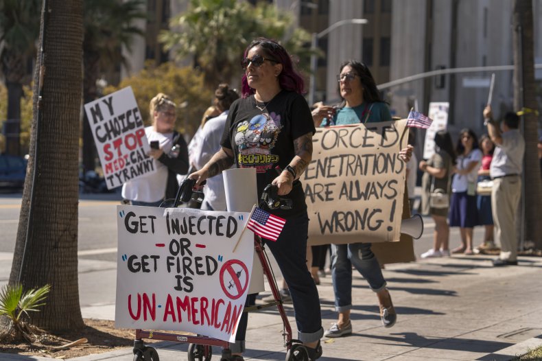 California Vaccine Protest