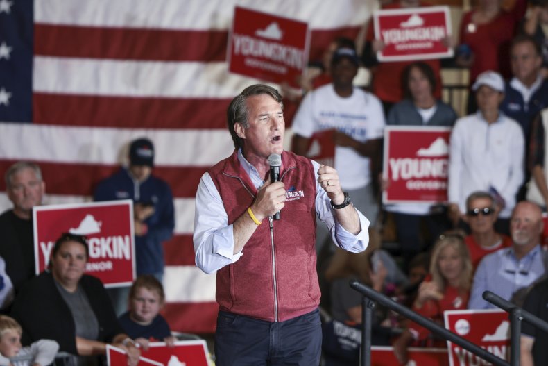 Glenn Youngkin Campaigns Virginia Gubernatorial Election