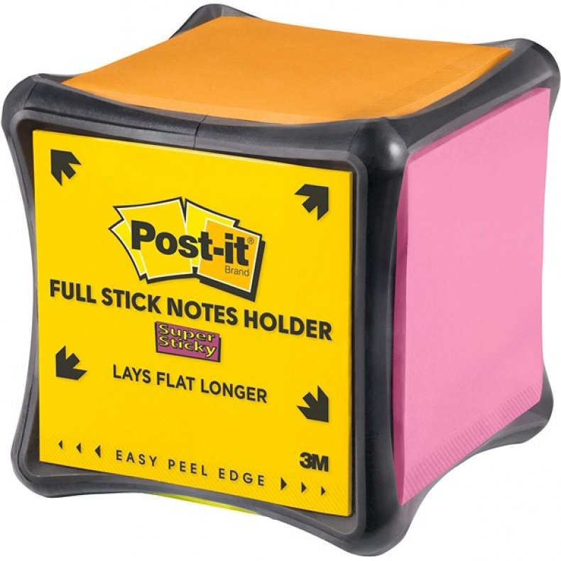 Post-it Super Sticky Notes Holder Cube