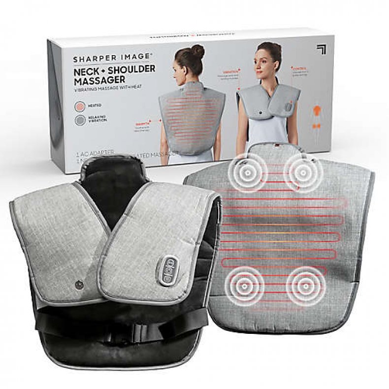 Sharper Image Heated Neck Wrap Massager