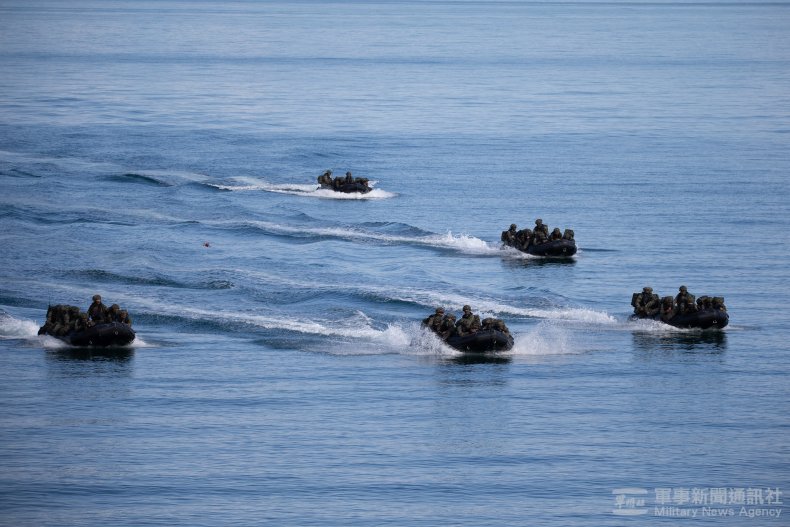 U.S. Marines Train Taiwan Marines In Guam