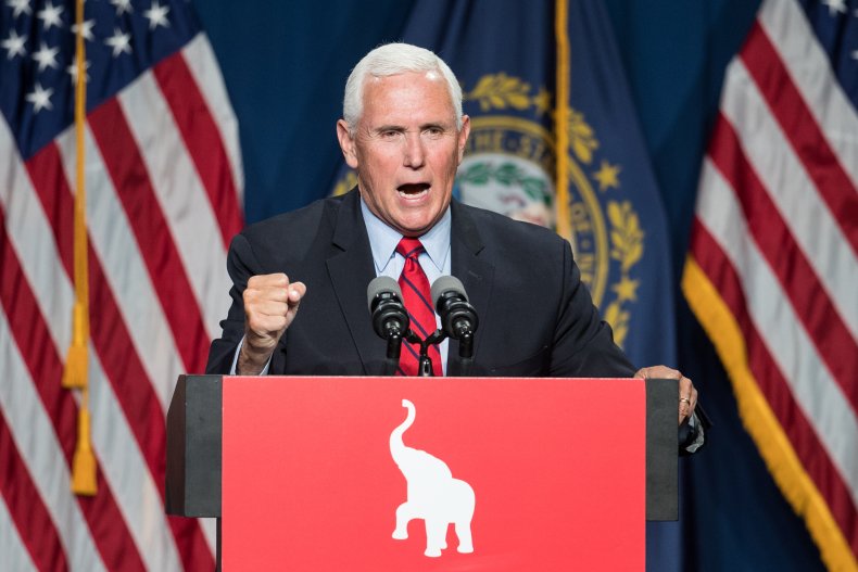 Mike Pence in Manchester