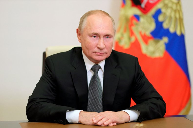 Vladimir Putin speaks to COP26 remotely