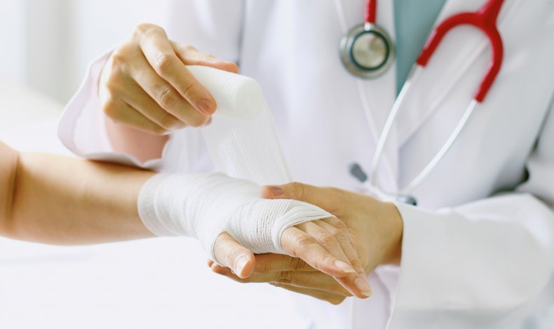 Bandaged Hand