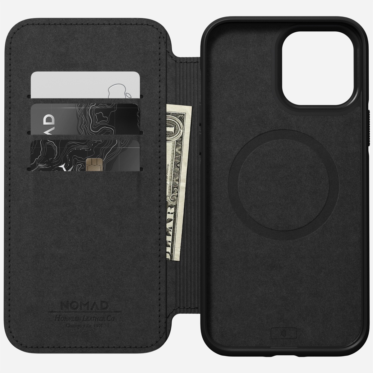 used Apple Leather Folio (FOR iPhone 11 Pro) - Black