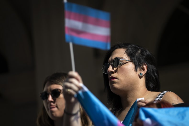 Rally Held In Support Of Transgender Community