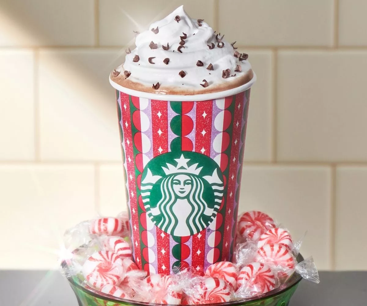 Starbucks peppermint Mocha