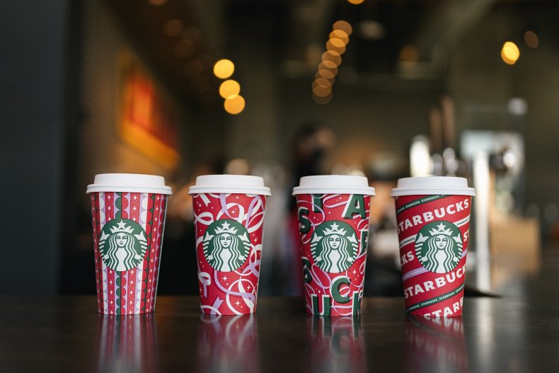 Starbucks red cups