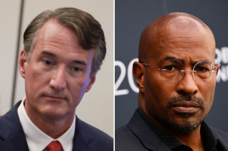 Glenn Youngkin and Van Jones