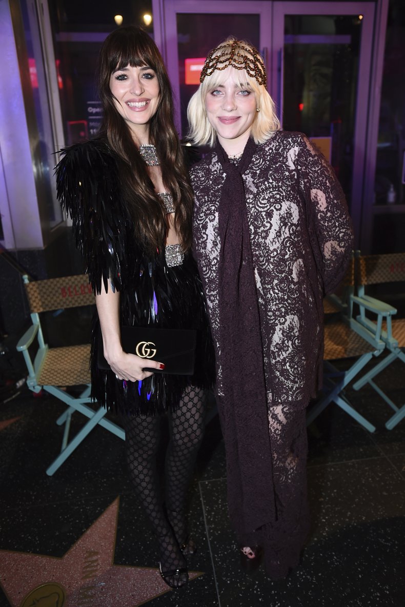 Dakota Johnson and Billie Eilish