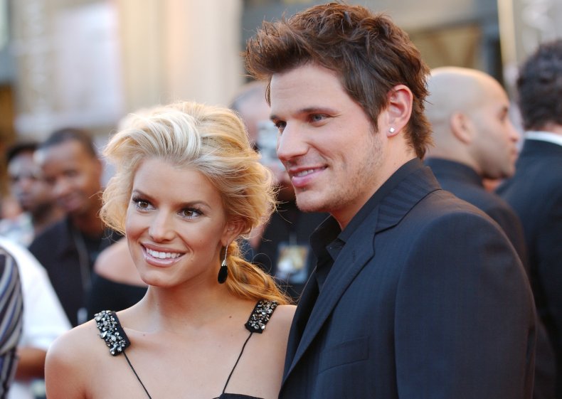 Jessica Simpson and Nick Lachey in 2004