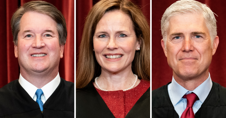 Brett Kavanaugh Amy Coney Barret Neil Gorsuch