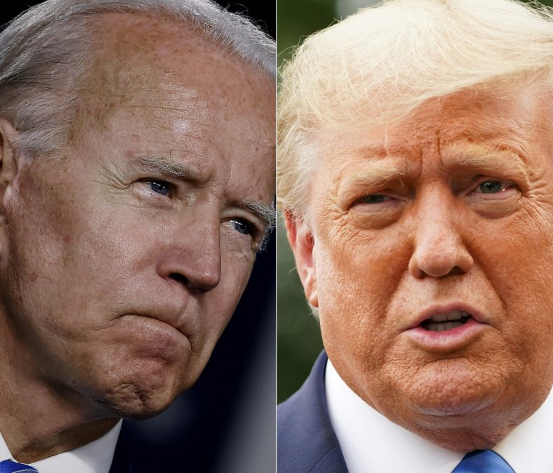 trump biden poll popularity