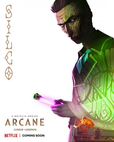 Arcane Silco Character Poster Arcane Silco Character Poster