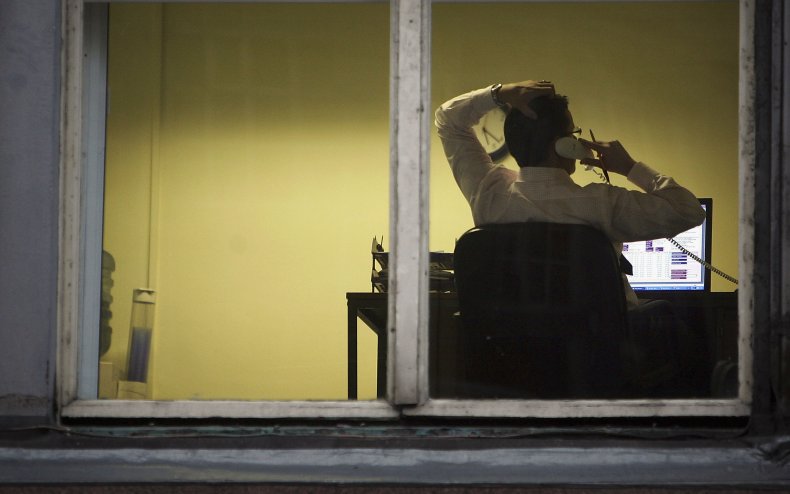 Man at Desk