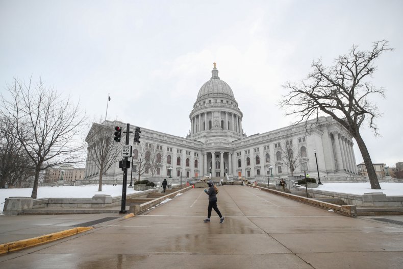 State Capitol in Madison, Wisconsin
