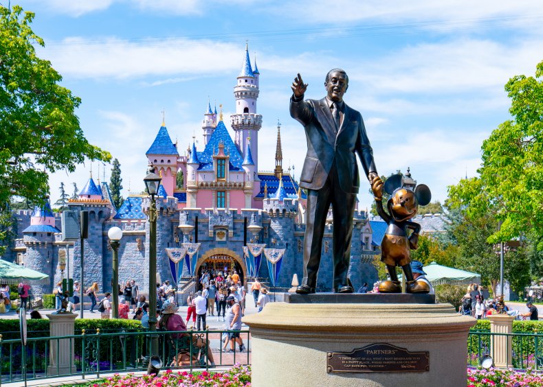Disneyland Statue