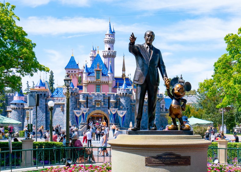 Disneyland Statue