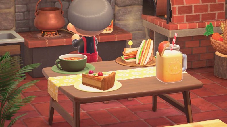 Cooking in Animal Crossing: New Horizons