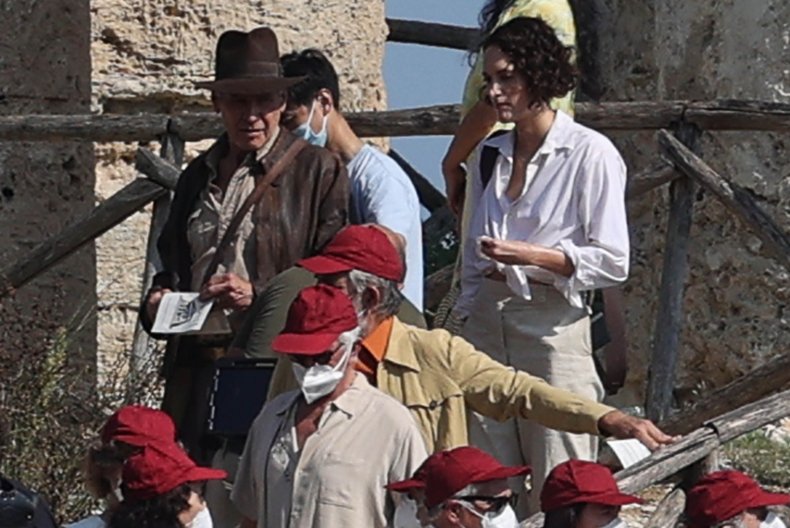 Harrison Ford and Phoebe Waller-Bridge
