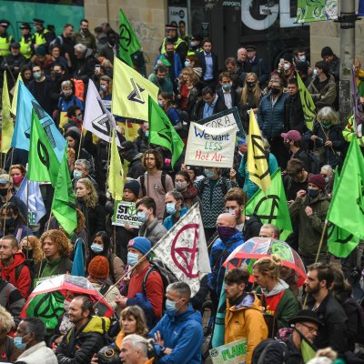 Extinction Rebellion protests in Glasgow