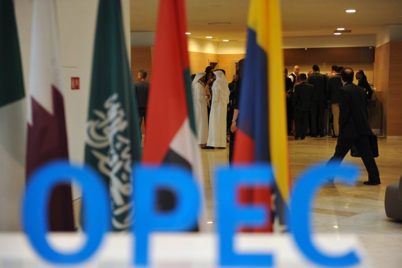 People Gather at a 2016 OPEC Meeting