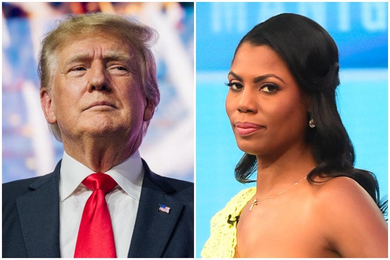 Donald Trump and Omarosa Maginault Newman