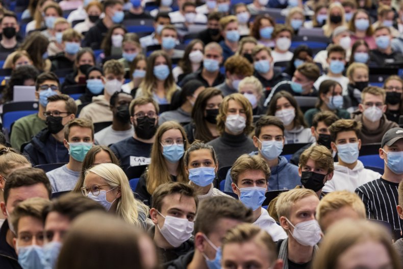 Masked Students in Germany